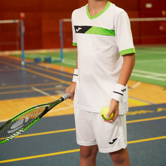 Joma T-Shirt - Court- weiß/grün/schwarz