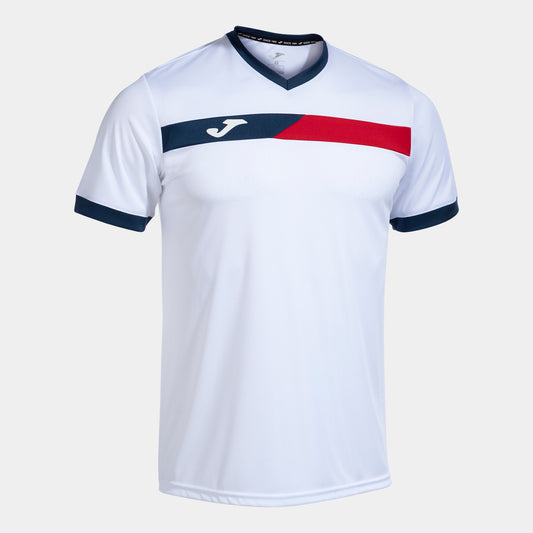 Joma T-Shirt - Court- weiß/rot/navy